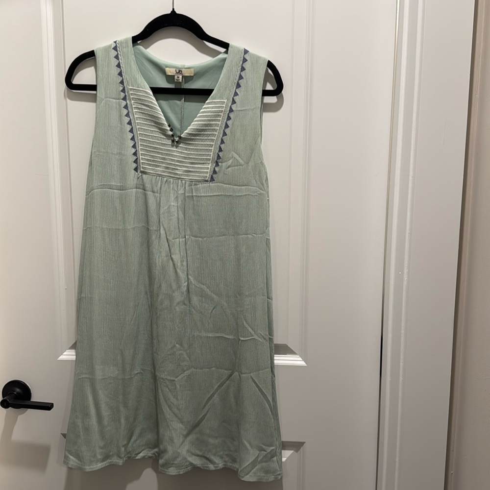 Blue studded dress - perfect for Easter